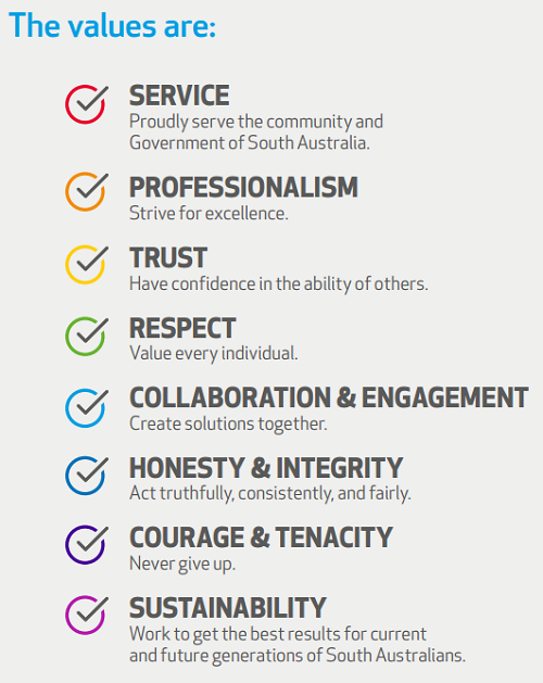 public sector values