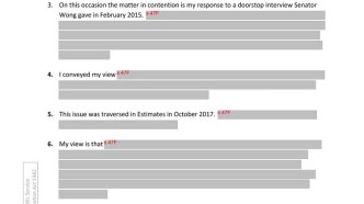 APSC leading by example: the interpretative dance of FOI battles in the estimates spotlight