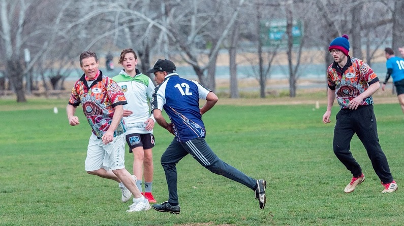 APS commissioner Peter Woolcott takes the field for NAIDOC footy comp, but AGD wins the day