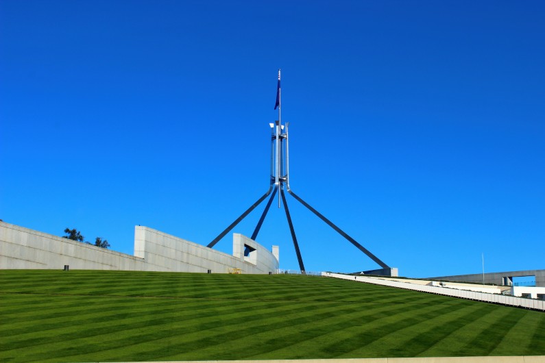 parliament house in distance