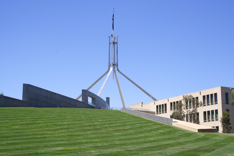 parliament-house lawn