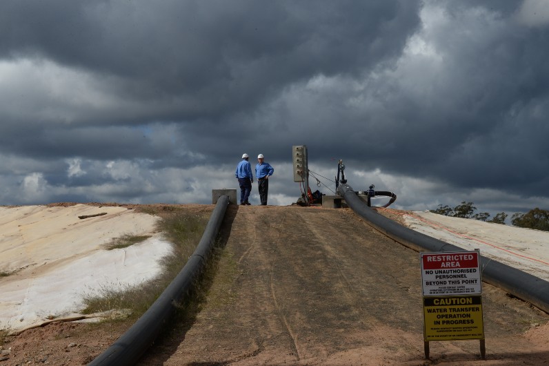 Santos' Bibblewindi Water Treatment Facility which is part of Santos's Narrabri Gas Project, Narrabri.