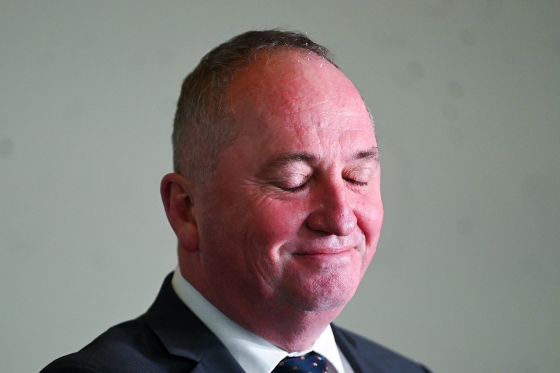 Nationals leader and deputy prime minister Barnaby Joyce