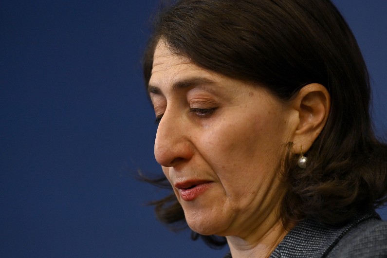 NSW Premier Gladys Berejiklian announce her resignation, in Sydney,