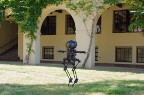 This bipedal drone robot can walk, fly, skateboard, and slackline