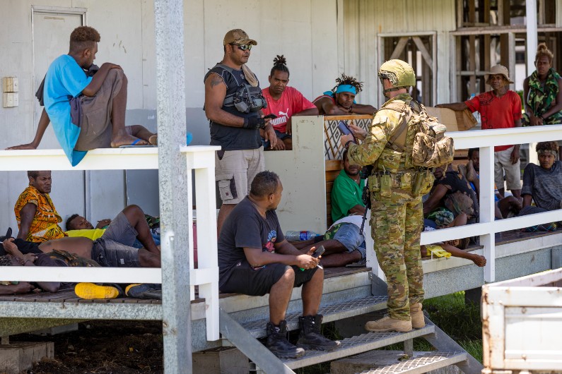 An Australian Army soldier