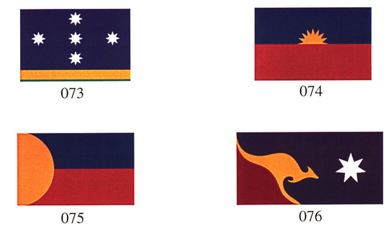 various australian flag designs