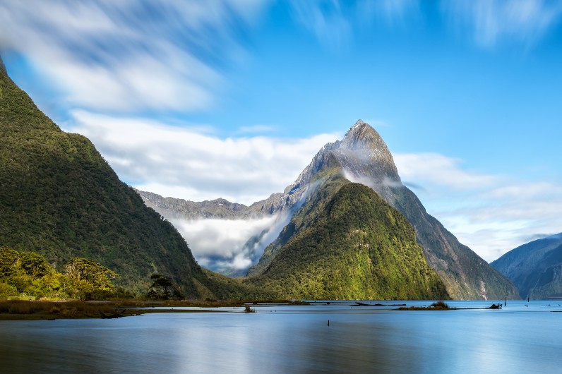 Milford Sound in New Zealand.