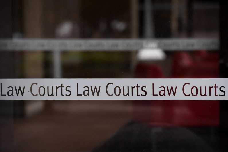 Law courts signage