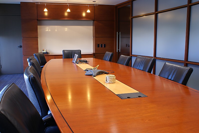 empty board room