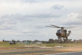 In pictures: Defence deploys choppers and diggers to floods relief