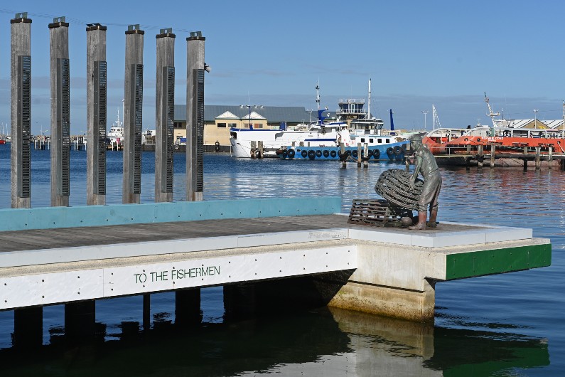 Fremantle Fishing Boat Harbour in Western Australia