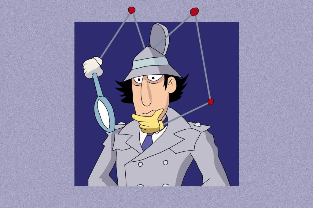 Illustration of Inspector Gadget.