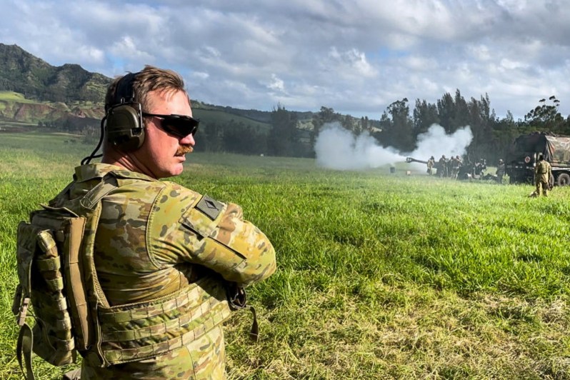 Blew Hawaii: 4 REGT RAA lines up the shots for Pacific artillery competition